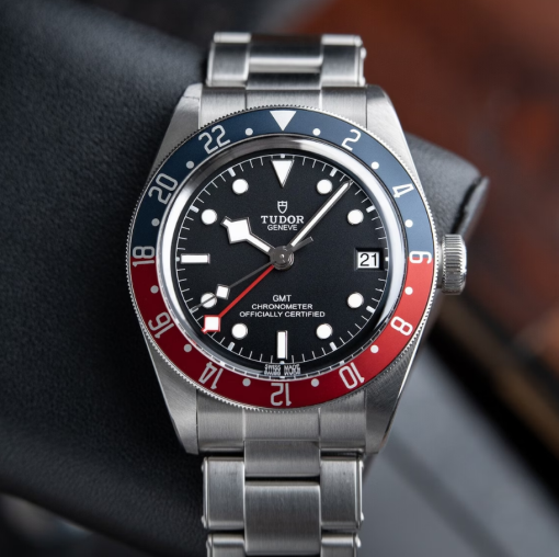 Tudor Black Bay Pepsi Stainless Steel Black Dial Set 41mm M79830RB-0001 ( Replica )