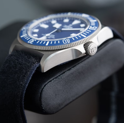 Tudor Pelagos FXD MN22 Marine Nationale Titanium Blue Dial Divers Watch