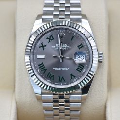 Rolex Datejust 41mm Jubilee Bracelet 126334 Wimbledon Dial Steel Men’s Watch