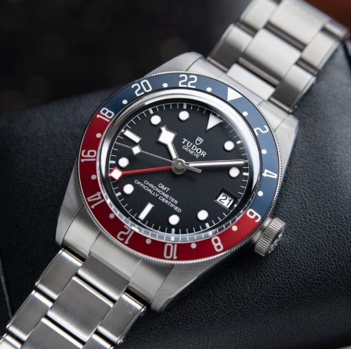 Tudor Black Bay Pepsi Stainless Steel Black Dial Set 41mm M79830RB-0001 ( Replica )