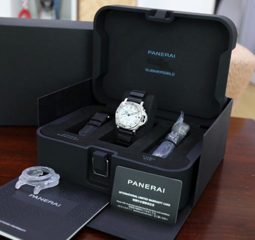 PANERAI Submersible Bianco Automatic White Dial Men’s Watch Item No. PAM01223