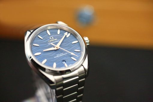 OMEGA Seamaster Aqua Terra Co-Axial Master Chronometer Automatic Blue Dial Men’s Watch Item No. 220.10.38.20.03.002