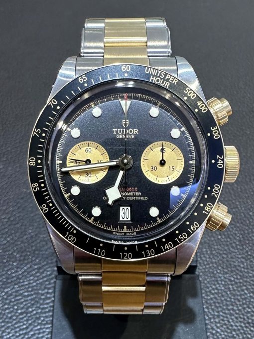 TUDOR Black Bay Chronograph Automatic Black Dial Men’s Watch Item No. M79363N-0001-PREOWNED