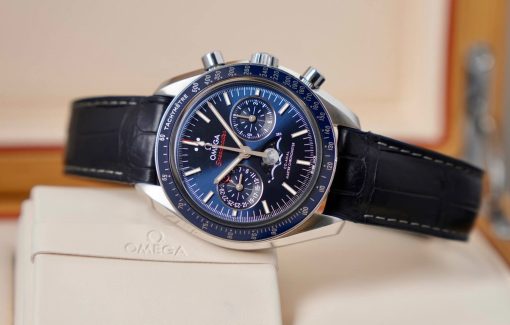 OMEGA Speedmaster Moon Phase Chronograph Automatic Men’s Watch Item No. 304.33.44.52.03.001