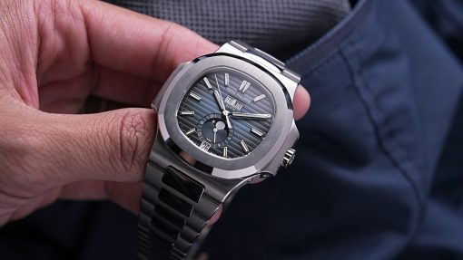 Patek Philippe Nautilus Blue Dial Moonphase Annual Calendar 5726/1A-014