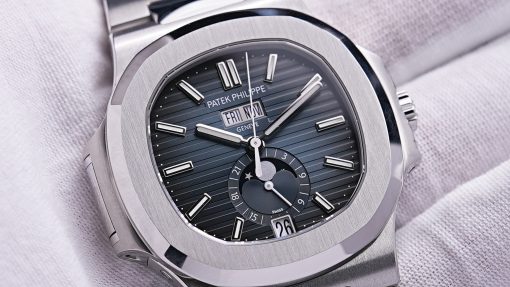 Patek Philippe Nautilus Blue Dial Moonphase Annual Calendar 5726/1A-014