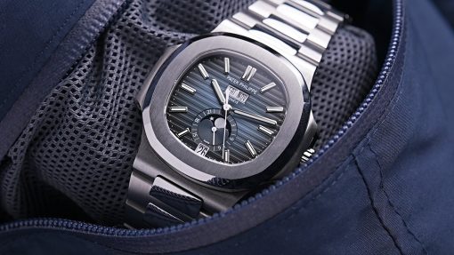 Patek Philippe Nautilus Blue Dial Moonphase Annual Calendar 5726/1A-014