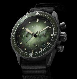 Blancpain Fifty Fathoms Chronograph Automatic Green Dial Men’s Watch 5200 0153 B52A