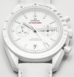 OMEGA Speedmaster Moonwatch White Side of the Moon Men’s Watch 31193445104002 ( Replica )