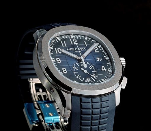 PATEK PHILIPPE Aquanaut Chronograph Automatic Blue Dial Men’s Watch Item No. 5968G-001