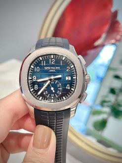 PATEK PHILIPPE Aquanaut Chronograph Automatic Blue Dial Men’s Watch Item No. 5968G-001 ( Replica )