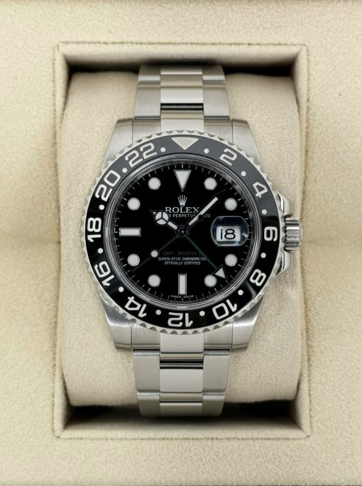 Rolex GMT-Master II 116710LN Stainless Steel Black Dial 40mm Men’s Watch