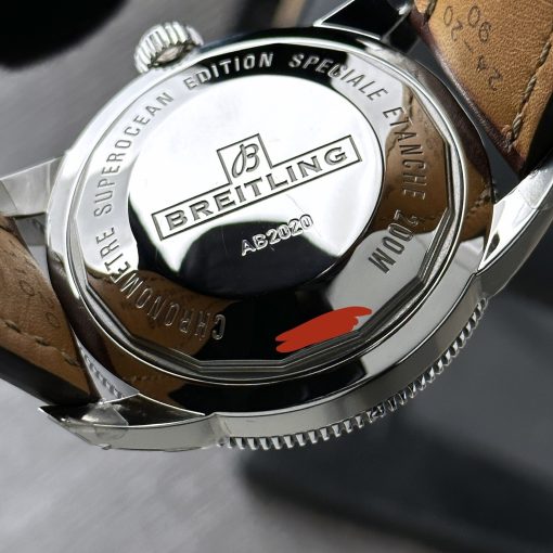 Breitling Superocean Heritage II 46 Brown Dial Ceramic Steel Leather AB202033Q618