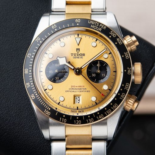 Tudor Black Bay Chrono Heritage Two Tone Steel Gold Chronograph