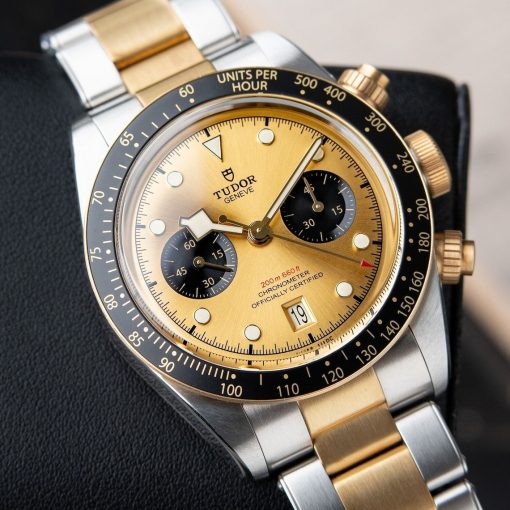 Tudor Black Bay Chrono Heritage Two Tone Steel Gold Chronograph