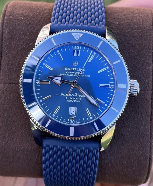 Breitling AB2020161C1S1 Superocean Heritage B20 Automatic Stainless Steel 46mm Blue Dial