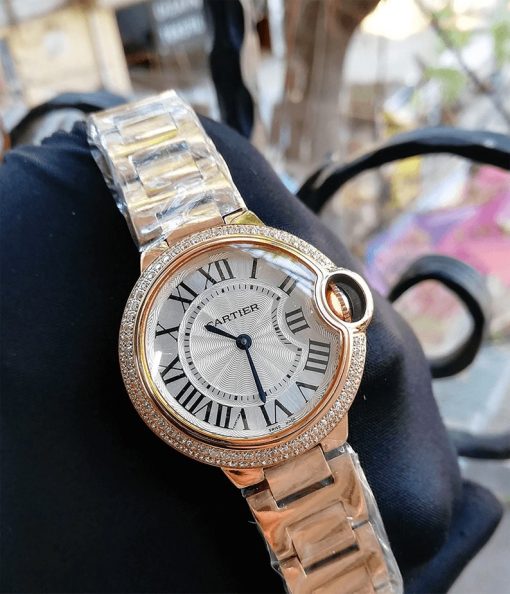 CARTIER Ballon Bleu Medium 18kt Rose Gold Watch Item No. WE9005Z3