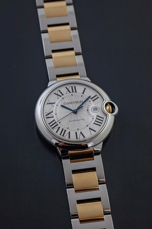 Cartier Ballon Bleu 42mm Ref W69009Z3-3765 Men’s Stainless Steel & 18K Gold Automatic 2021