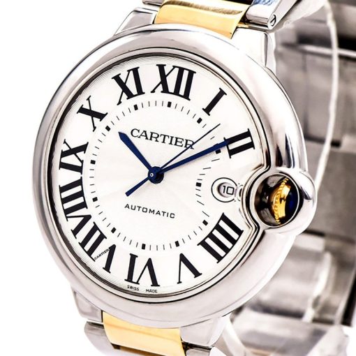 Cartier Ballon Bleu 42mm Ref W69009Z3-3765 Men’s Stainless Steel & 18K Gold Automatic 2021