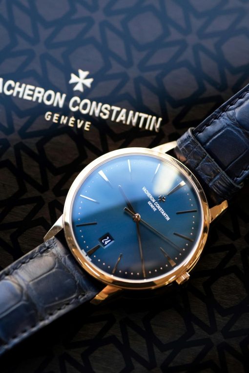 VACHERON CONSTANTIN Patrimony Automatic Blue Dial Men’s Watch Item No. 85180/000R-B515