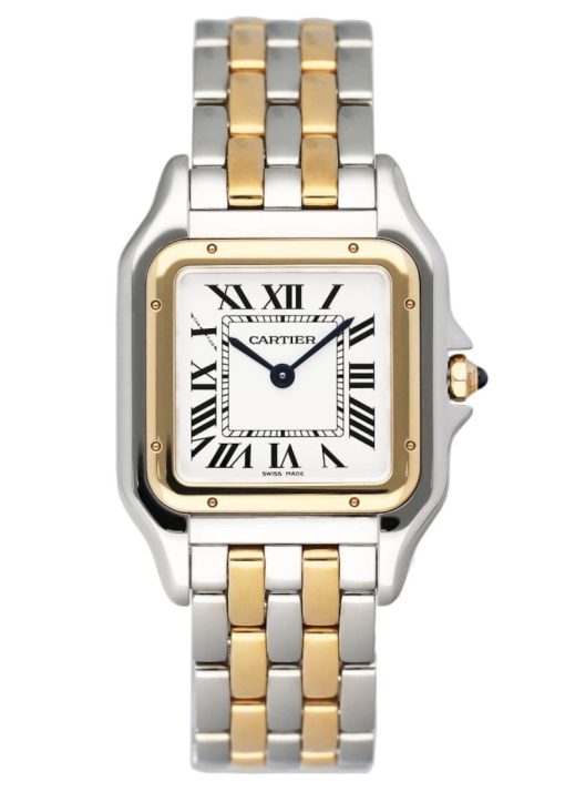 Cartier Panthere W2PN0007 Medium Two Tone Ladies Watch Box Papers