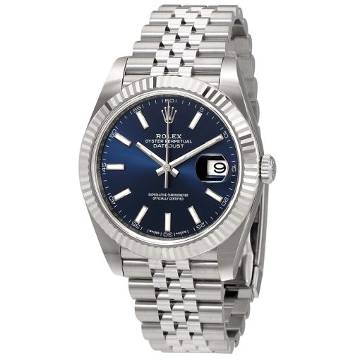 ROLEX  Datejust Blue Dial Automatic Men’s Jubilee Watch Item No. 126334BLSJ