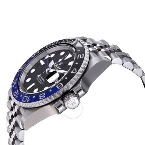 ROLEX  GMT-Master II GMT Black Dial Batman Bezel Men’s Watch Item No. 126710blnr