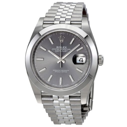 Rolex Oyster Perpetual Datejust Rhodium Dial Automatic Men’s Jubilee Watch 126300RSJ