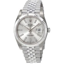 Rolex Oyster Perpetual Datejust Silver Dial Automatic Men’s Watch 126334SSJ