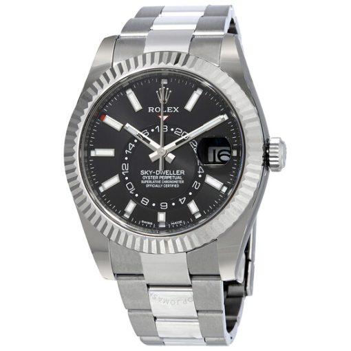 Rolex Sky-Dweller Black Dial Automatic Men’s Oyster Watch 326934BKSO