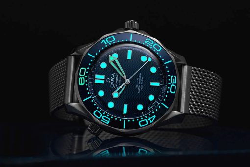 Omega 210.30.42.20.03.002 Seamaster Diver 300m Blue Dial James Bond 60th Anniversary