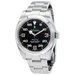 ROLEX  Air-King Automatic Chronometer Black Dial Men’s Watch Item No. 116900 BKAO-PREOWNED