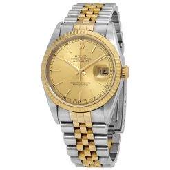 ROLEX  Datejust 36 Automatic Gold Dial Men’s Watch Item No. 16233 CSJ-PREOWNED