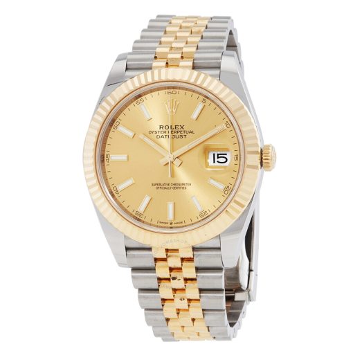 ROLEX  Datejust Automatic Chronometer Champagne Dial Men’s Watch Item No. 126333CSJ-PREOWNED