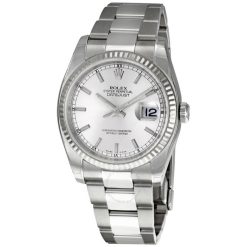 ROLEX  Oyster Perpetual Datejust 36 Automatic Chronometer Silver Dial Men’s Watch Item No. 116234-SSO-PREOWNED