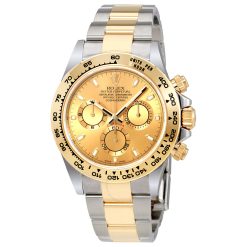 ROLEX  Cosmograph Daytona Champagne Dial Steel and 18K Yellow Gold Men’s Watch Item No. 116503/78593