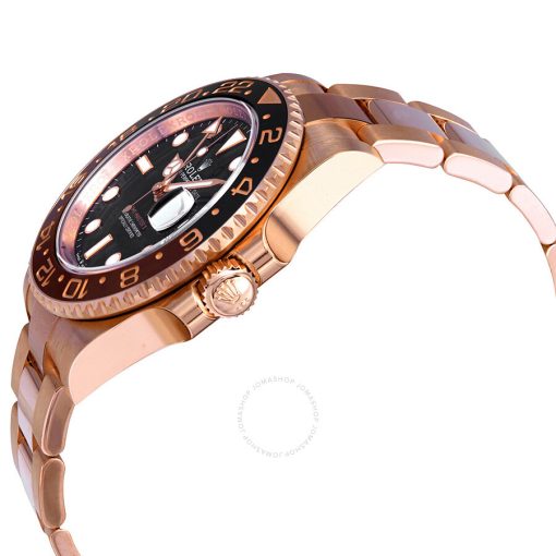 ROLEX  GMT-Master II Automatic Men’s 18kt Everose Gold Oyster Root Beer Bezel Watch 126715BKSO Item No. 126715CHNR-0001