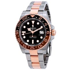 ROLEX  GMT-Master II “Root Beer” Automatic Men’s Steel and 18 ct Everose Gold Oyster Watch Item No. 126711CHNR