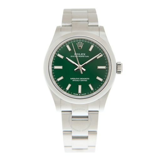 ROLEX  Oyster Perpetual 31 Automatic Green Dial Ladies Watch Item No. 277200GNSO