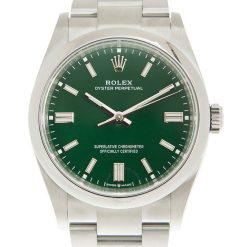 ROLEX  Oyster Perpetual Automatic Chronometer Green Dial Men’s Watch Item No. 126000GNSO
