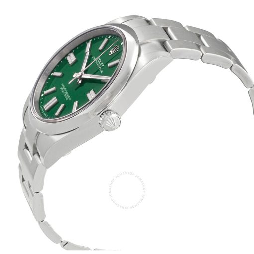 ROLEX  Oyster Perpetual 41 Automatic Green Dial Men’s Watch Item No. 124300GNSO