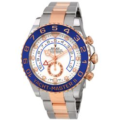 ROLEX  Yacht-Master II Chronograph Automatic White Dial Men’s Steel and 18K Everose Gold Watch Item No. 116681-0002
