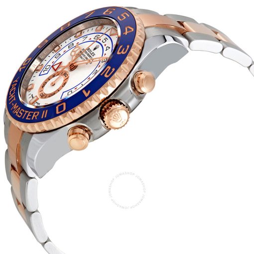 ROLEX  Yacht-Master II Chronograph Automatic White Dial Men’s Steel and 18K Everose Gold Watch Item No. 116681-0002