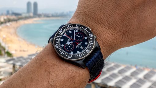 TUDOR Pelagos FXD Chronograph Alinghi Red Bull Racing Edition Automatic Chronometer Blue Dial Men’s Watch Item No. M25807KN-0001