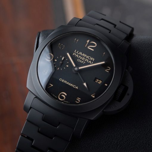 PANERAI Luminor 1950 Tuttonero GMT Black Dial Men’s Watch Item No. PAM00438