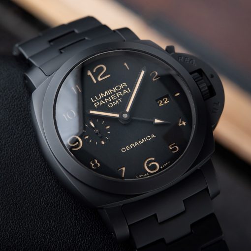 PANERAI Luminor 1950 Tuttonero GMT Black Dial Men’s Watch Item No. PAM00438