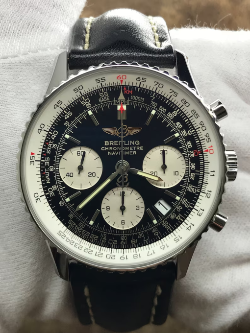 Breitling Navitimer A23322 Black Panda Dial