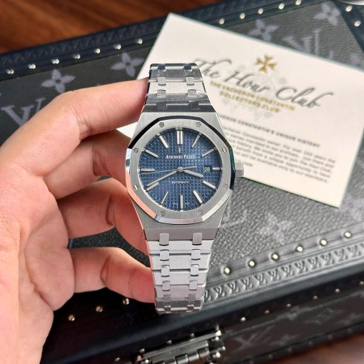 AUDEMARS PIGUET Royal Oak Jumbo Extra Thin Automatic Blue Dial Men’s Watch Item No. 16202ST.OO.1240ST.01 ( Replica )