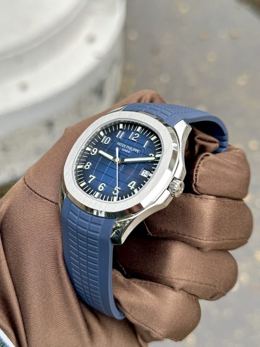 Patek Philippe Aquanaut 5168G – 20th Anniversary – Blue Dial Strap Men’s Watch 42.2mm