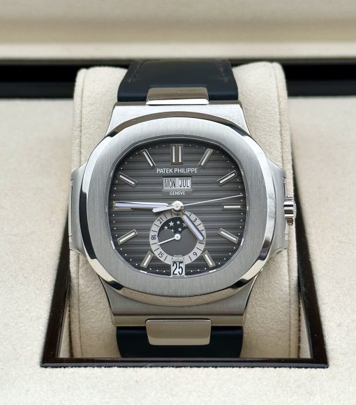 Patek Philippe Nautilus Moonphase 5726A-001 Black Dial Stainless Steel Men’s Watch 40.5mm